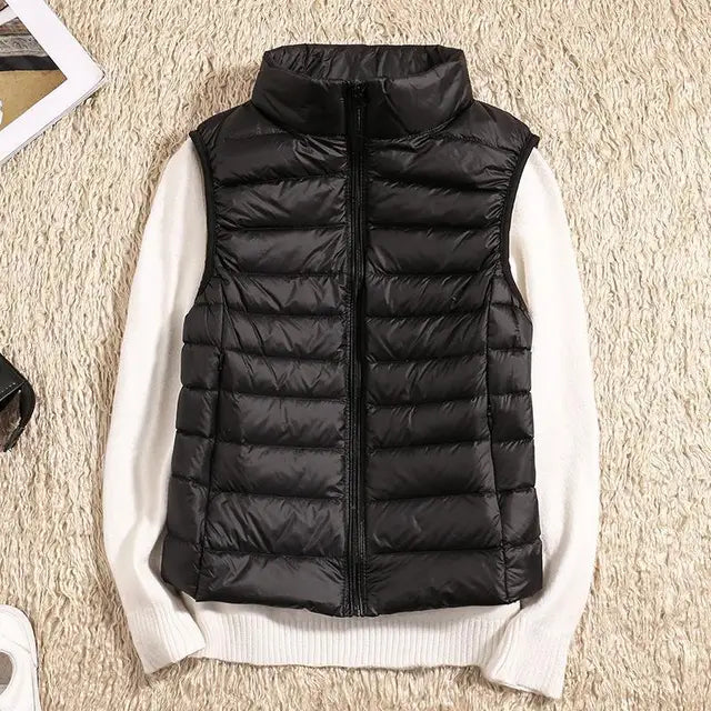 Milcah | Ultra Light Down Sleeveless Puffer Vest