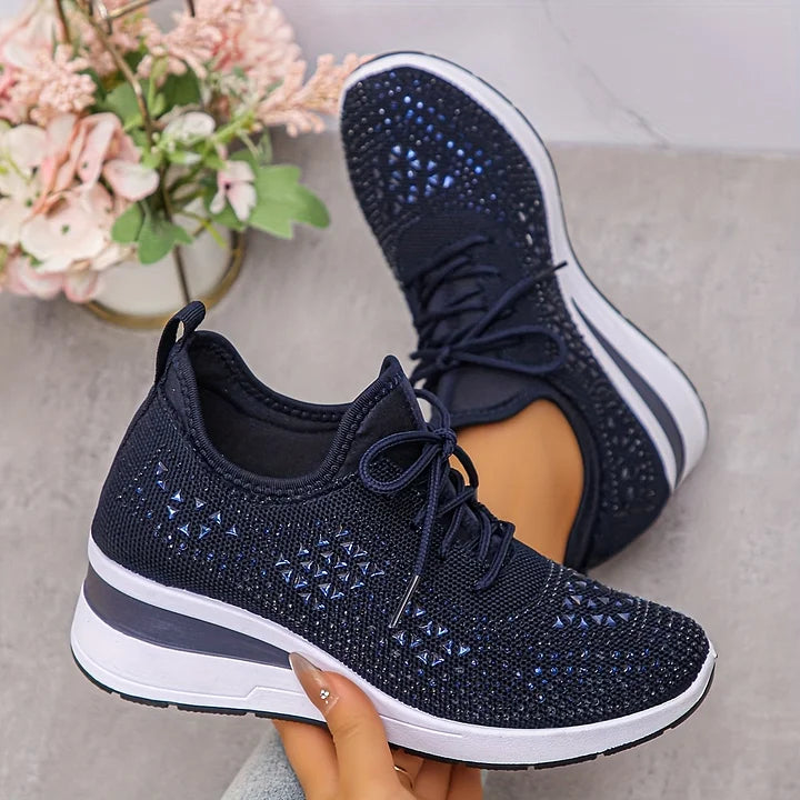 Romee | Orthopedic Sneakers with Sparkling Rhinestones