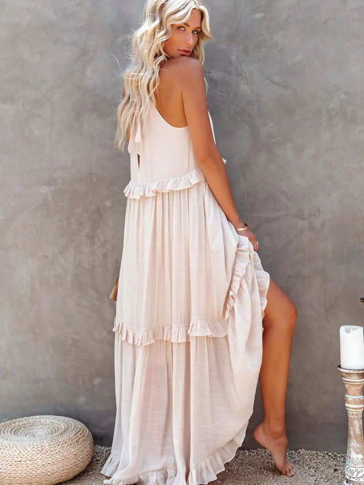 Betania | Ruffle Breeze Maxi Dress