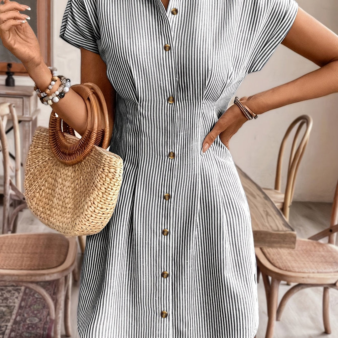 Faustine | Casual Striped Dress