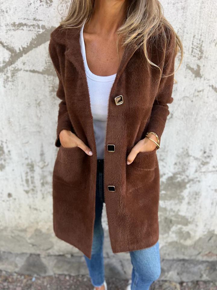 Elodie - Stylish Coat with Lapel
