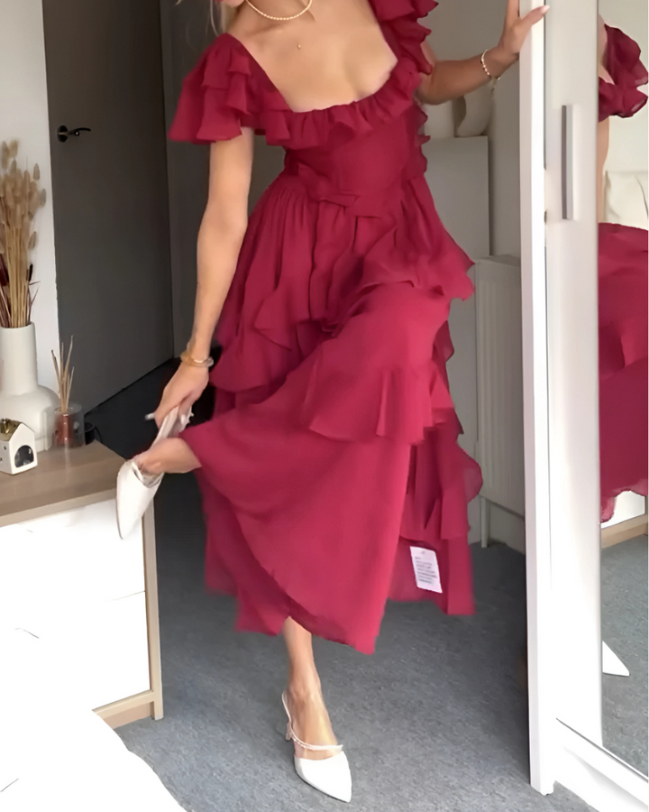 Dolly | Sophisticated Ruffle Summer Dress
