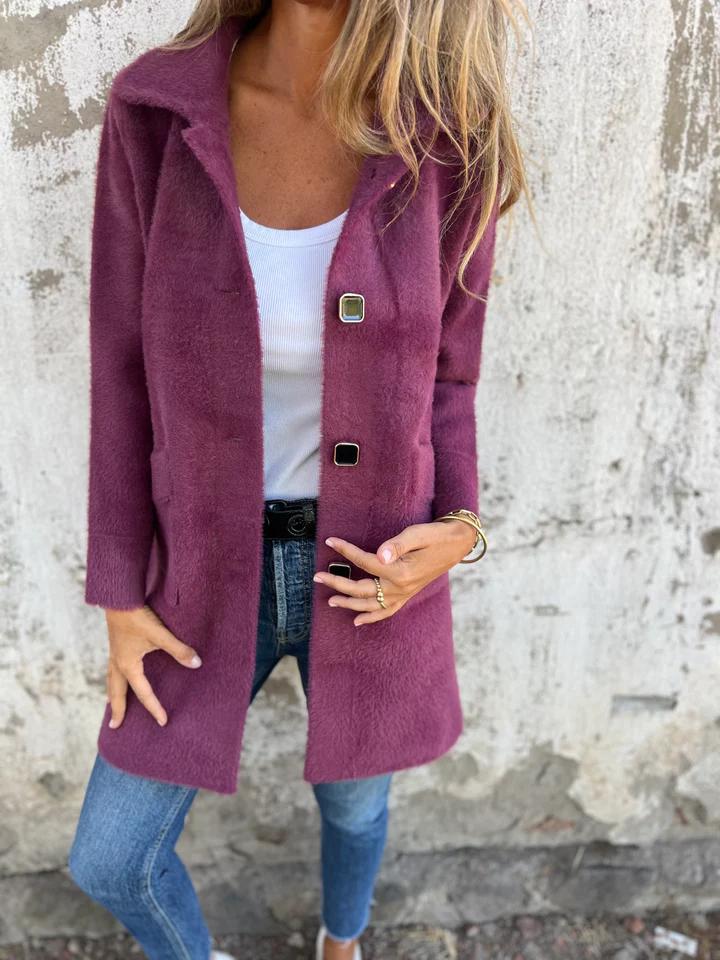 Elodie - Stylish Coat with Lapel
