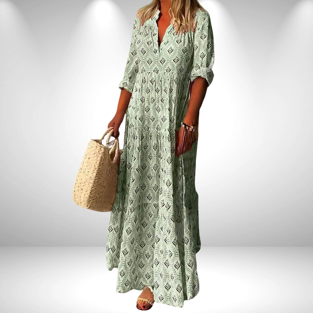 Maureen | Stylish Boho Maxi Dress
