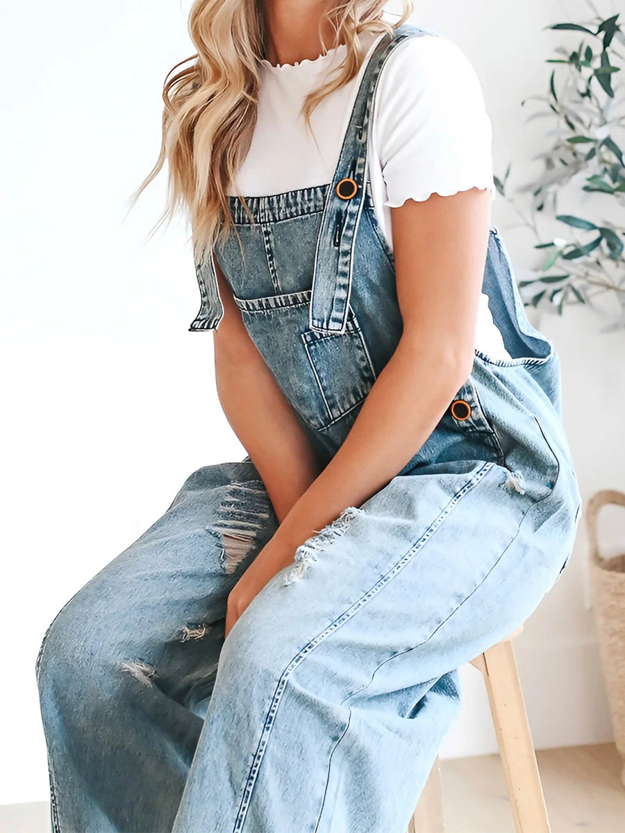 Dafne | Denim Overalls