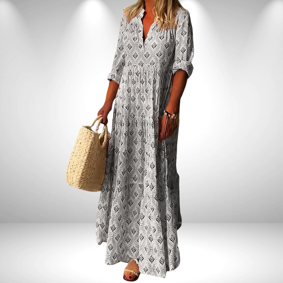 Maureen | Stylish Boho Maxi Dress