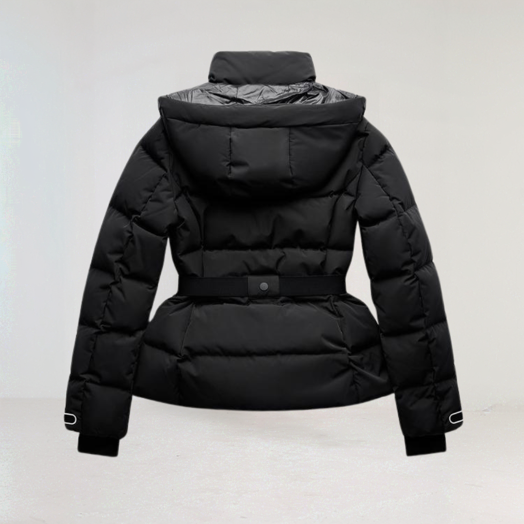 Georgia | Premium Insulated Black Ski Jacket