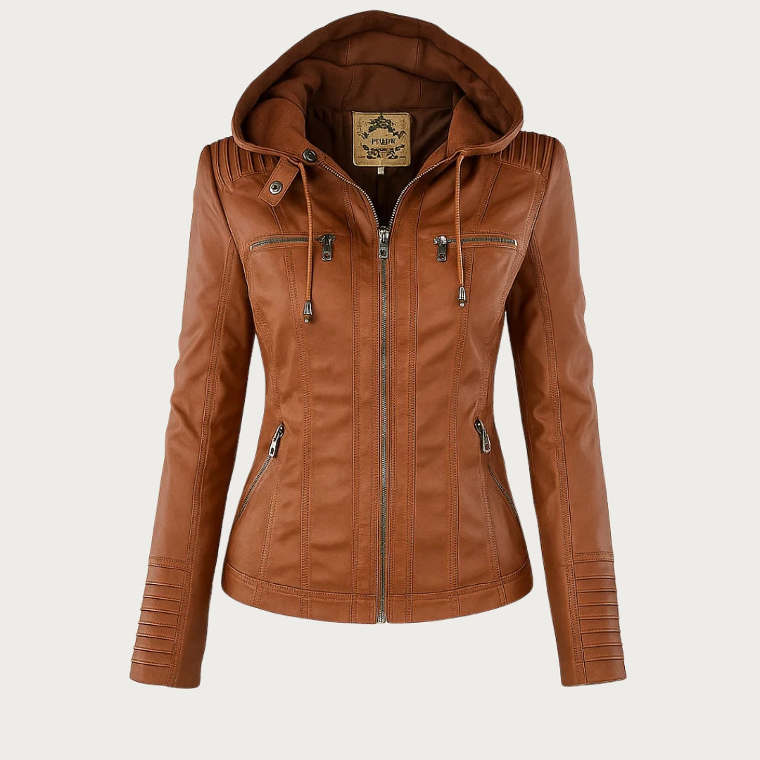 Monika™ | Sturdy and elegant leather jacket