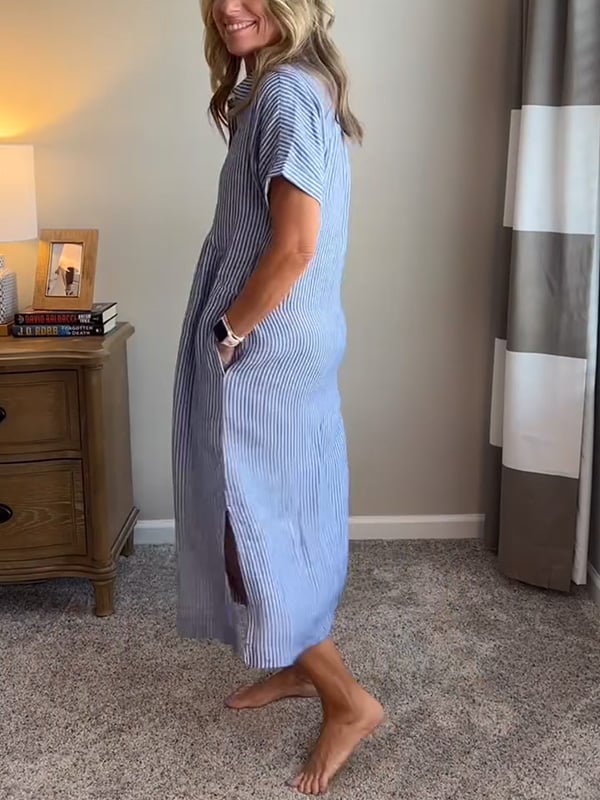 Charleigh | Elegant Striped Dress