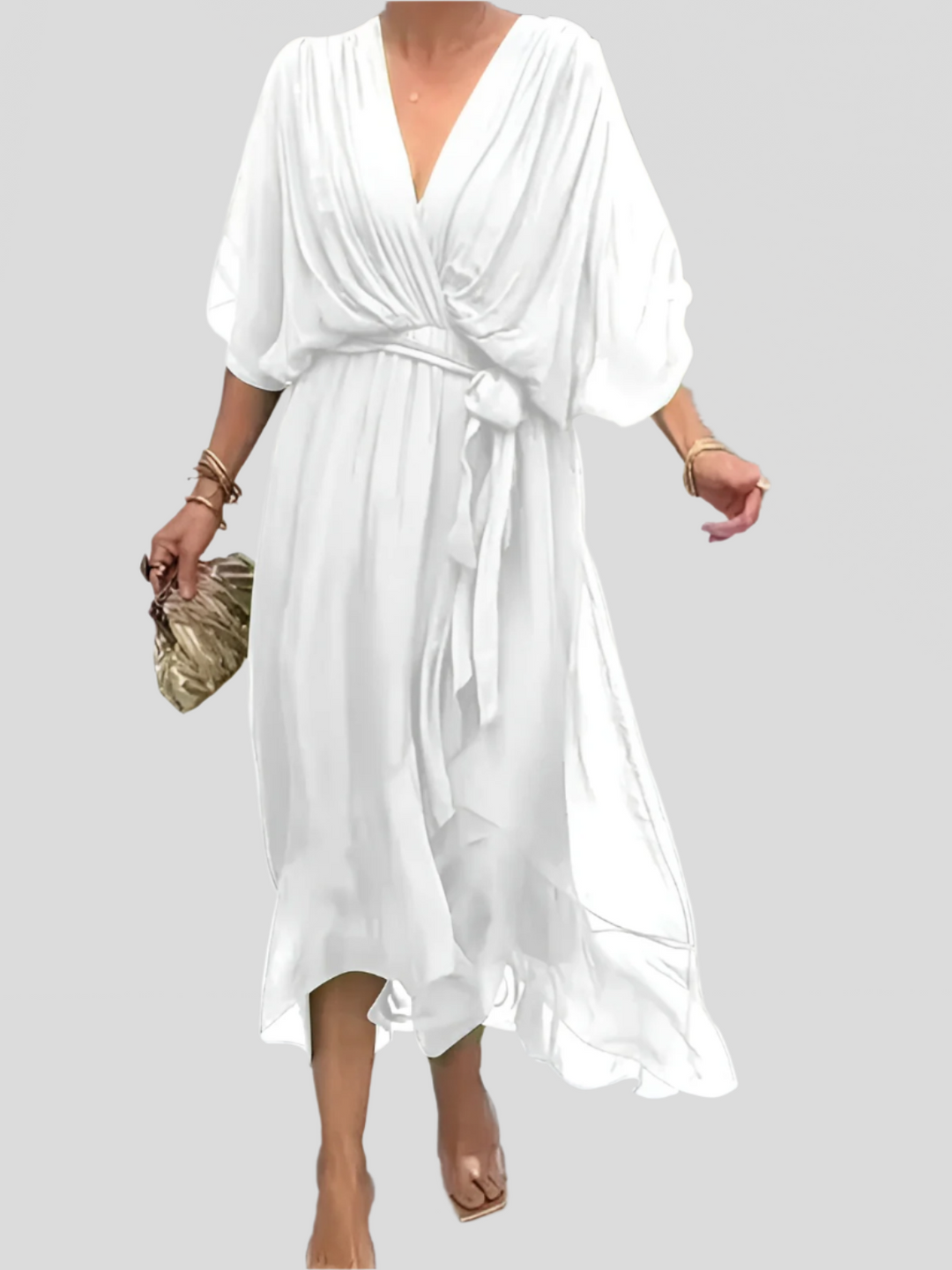 Adrianne | Elegant Silk Dress