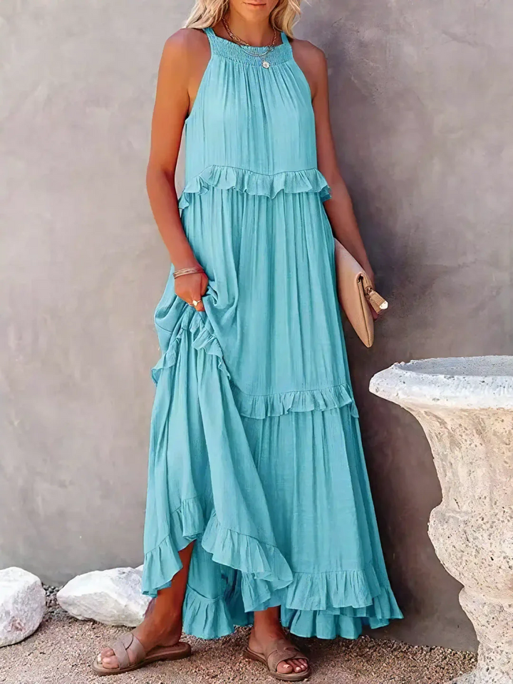 Betania | Ruffle Breeze Maxi Dress