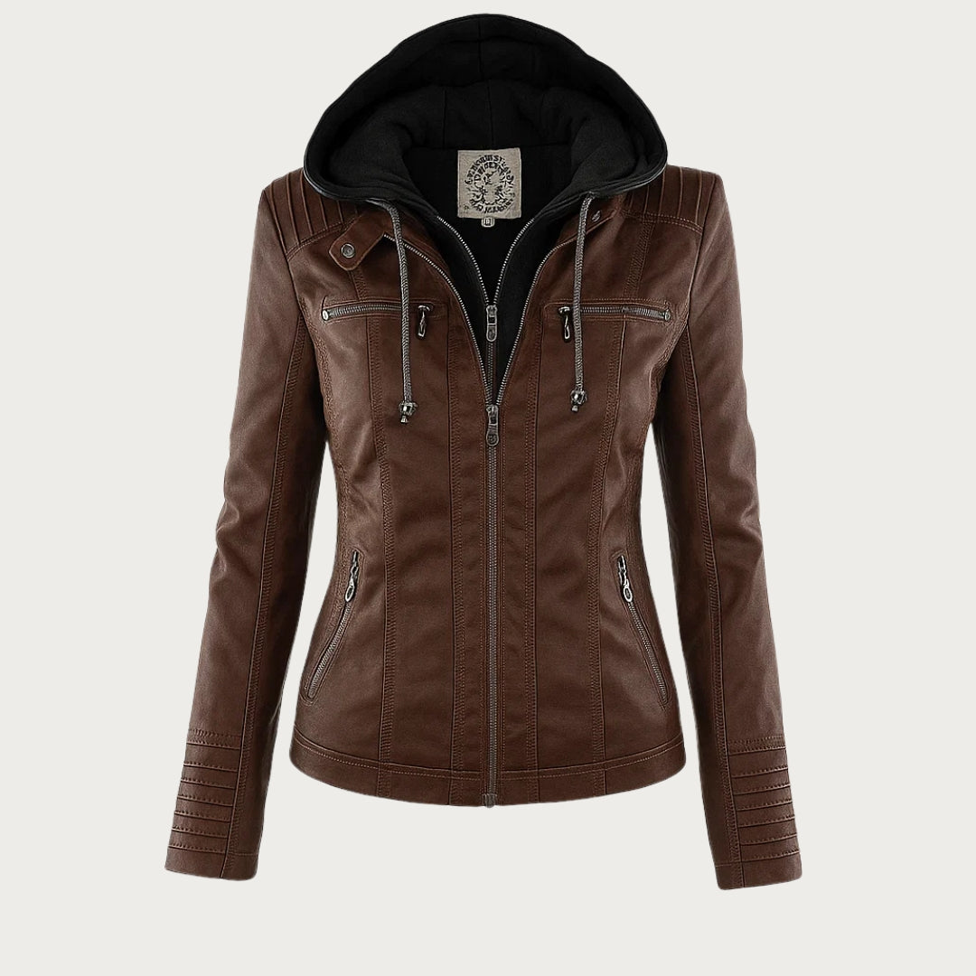 Monika™ | Sturdy and elegant leather jacket