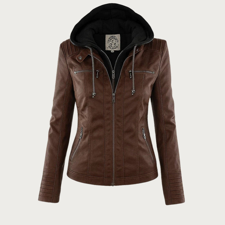 Monika™ | Sturdy and elegant leather jacket