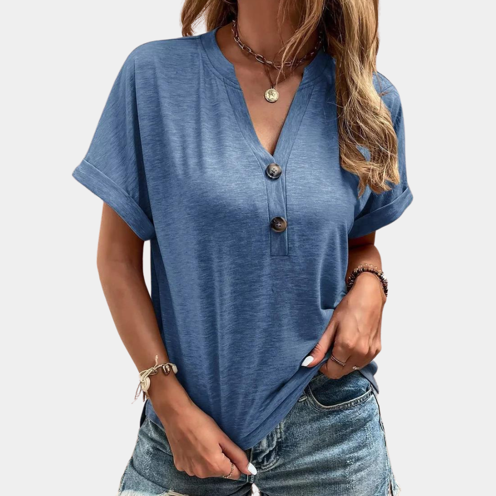 Reapi | Airy Summer V-Neck Top