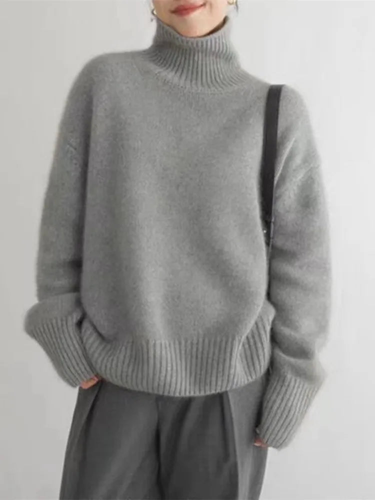 MONIKA | High cashmere collar