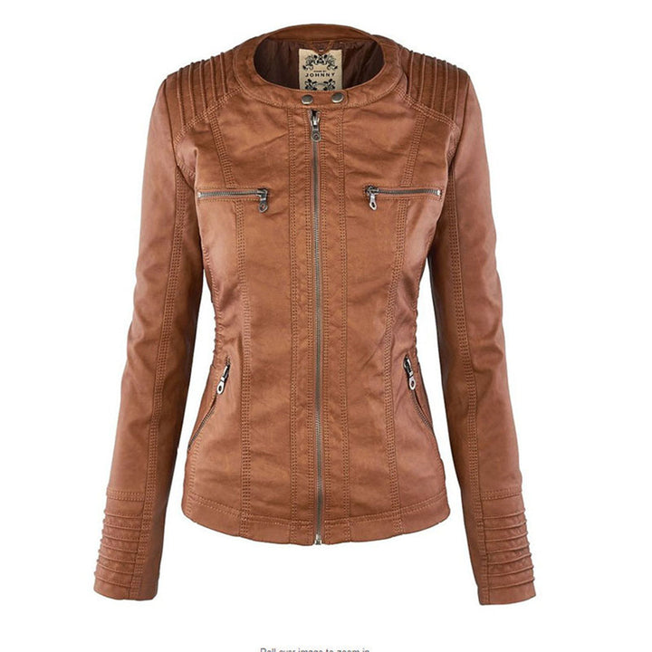 Monika™ | Sturdy and elegant leather jacket