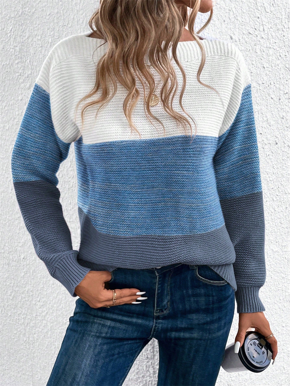HAILEY™ – Colorblock Knit Sweater