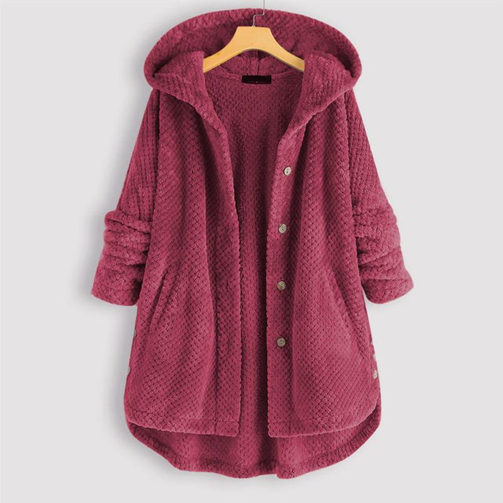 Jesse | Winter Hooded Double-faced Fleece Coat