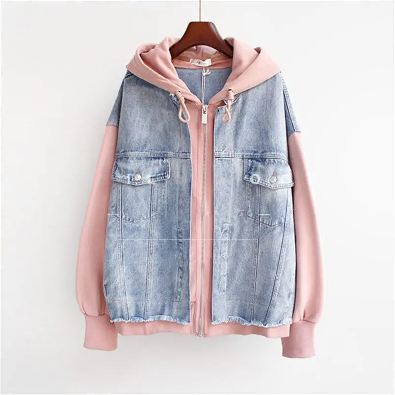 Claretta | Denim Hoodie Jacket