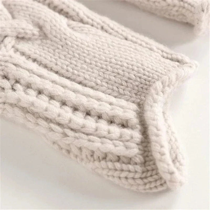 Beverly – Cashmere Sweater with Cable Pattern