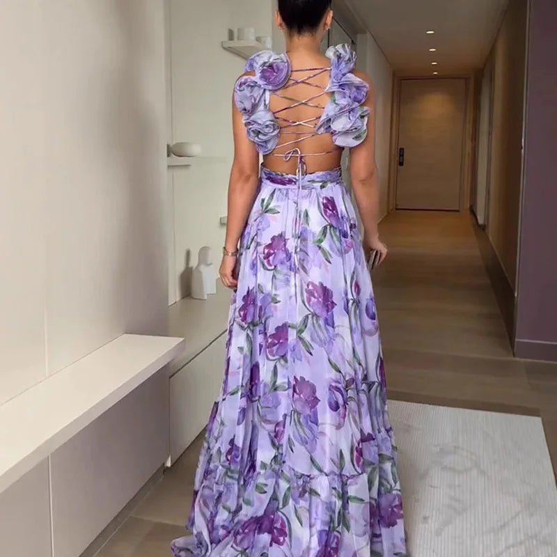 Dorsie | Blooming Floral Dress