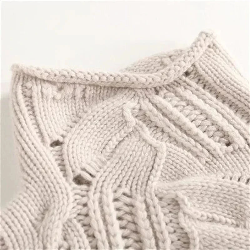 Beverly – Cashmere Sweater with Cable Pattern