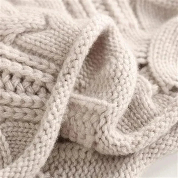 Beverly – Cashmere Sweater with Cable Pattern