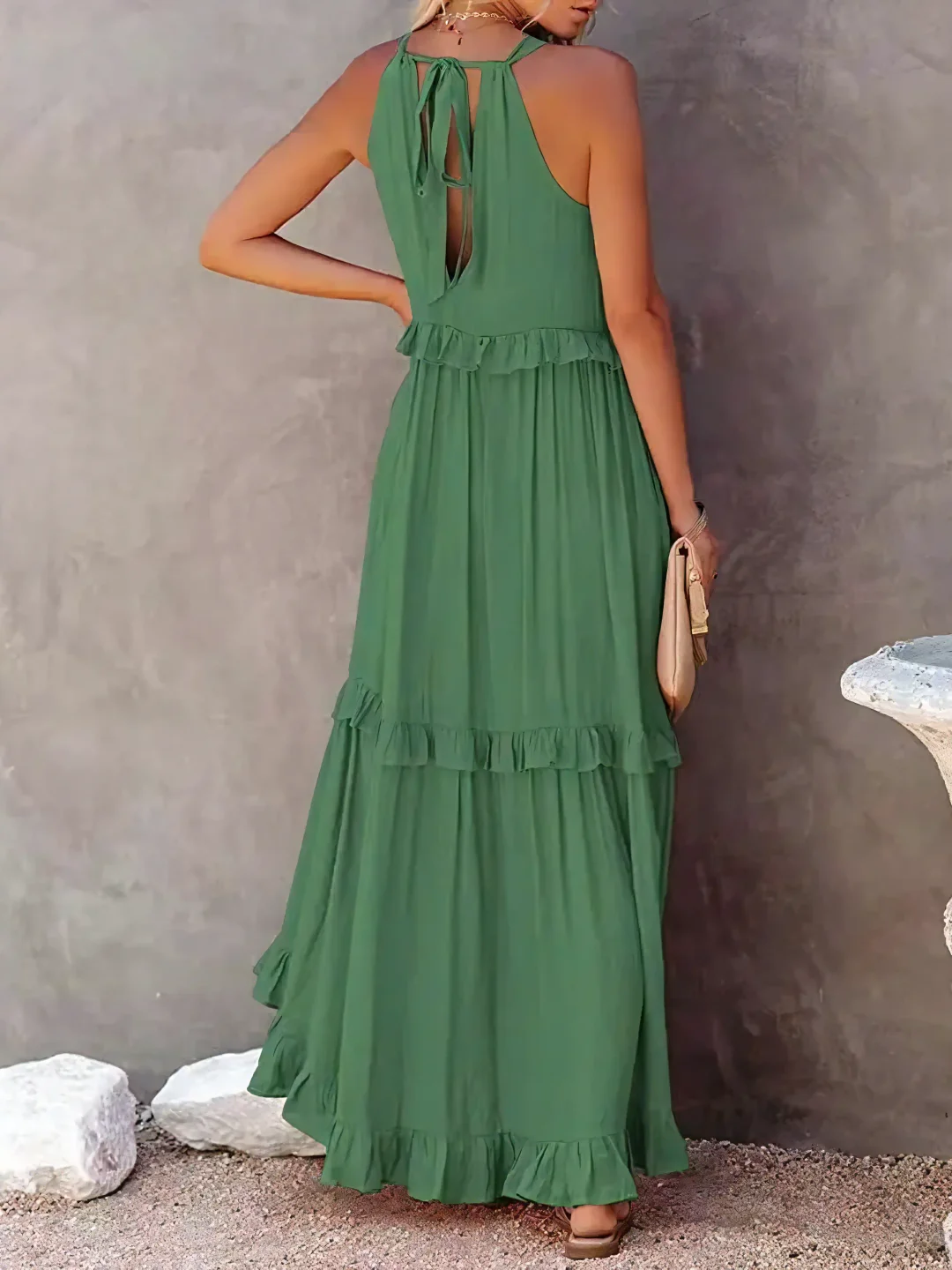 Betania | Ruffle Breeze Maxi Dress