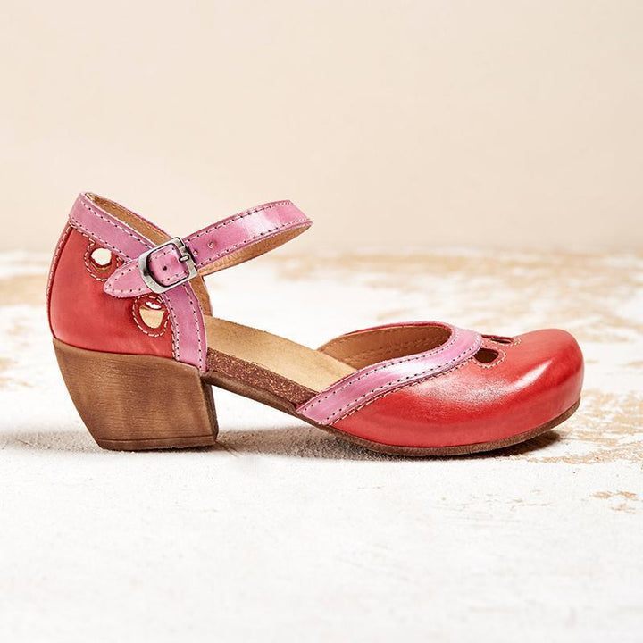 Amethyst | Orthopedic Sandals with Low Heel