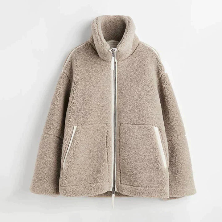 Hanneke | Oversized teddy coat