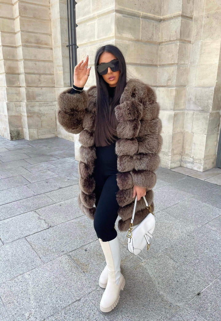 Arlore™ Płaszcz z lisa