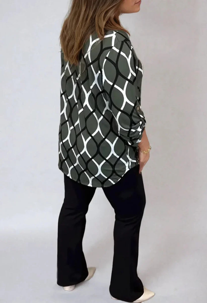 Jannita | Elegant Long Sleeve Blouse