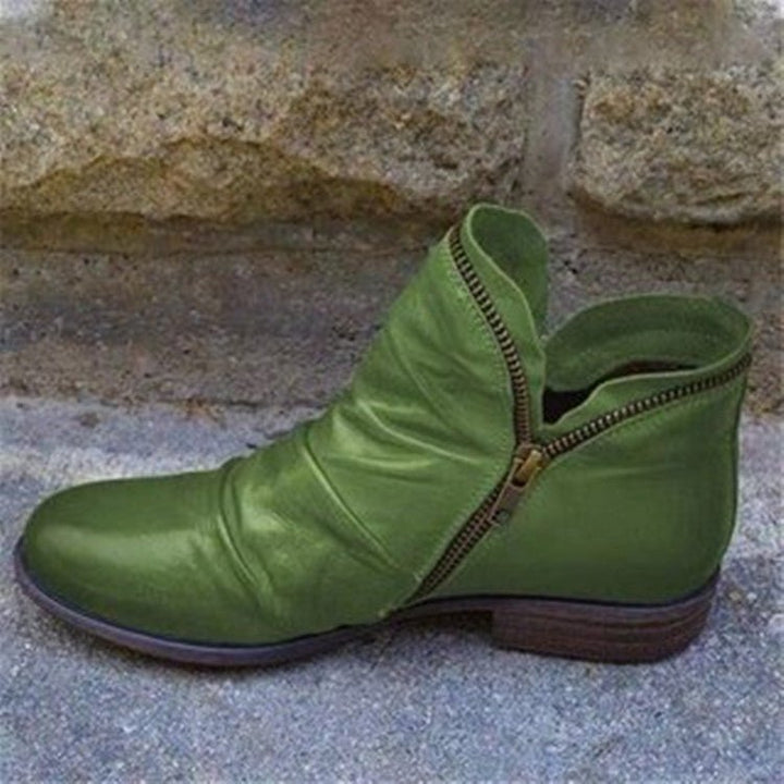 Marjorie | Stylish Zipper Ankle Boots