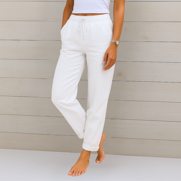 Madonna | Premium Breathable Linen Stretch Pants