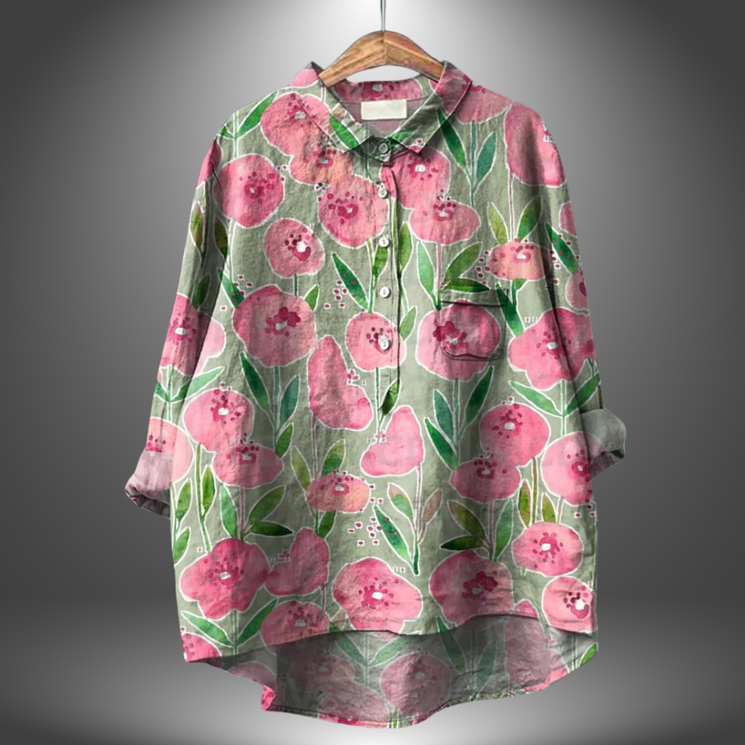 Fiolie | Handcrafted Floral Shirt