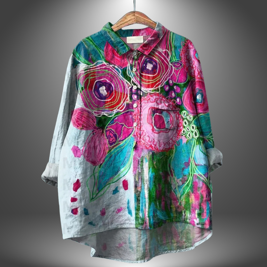 Fiolie | Handcrafted Floral Shirt