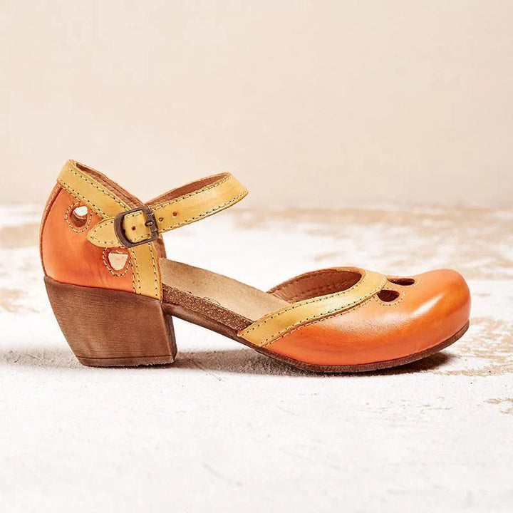 Faye | Comfortable Low-Heeled Sandals