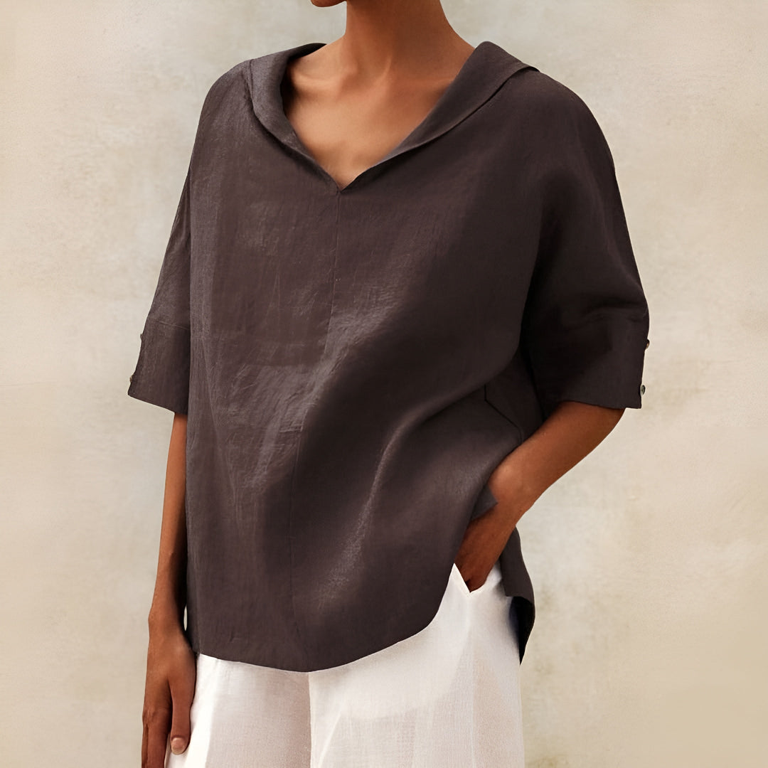 Lyndzi | Linen Blouse