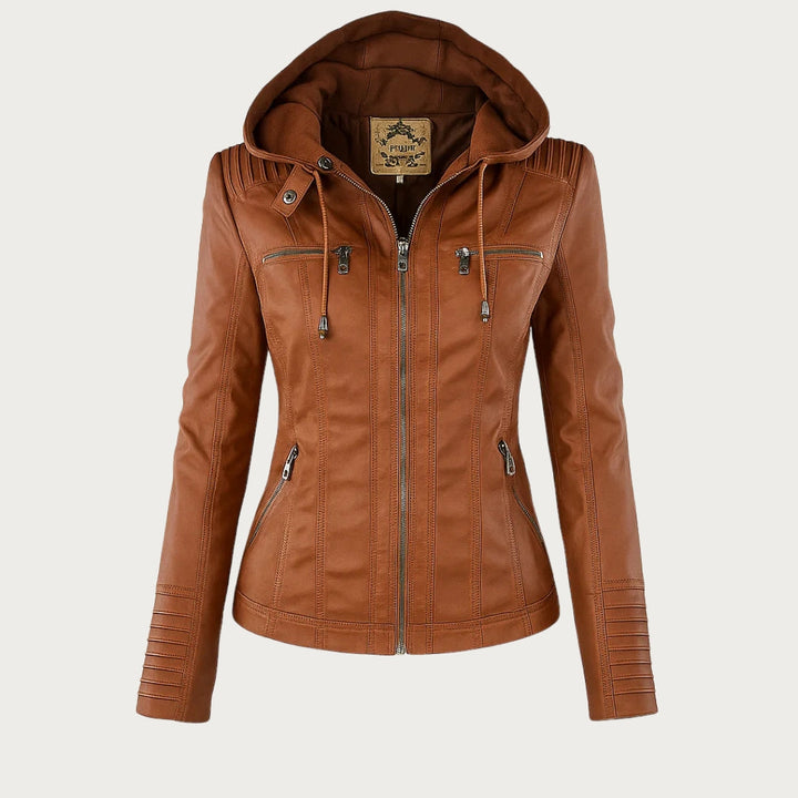 Monika™ | Sturdy and elegant leather jacket