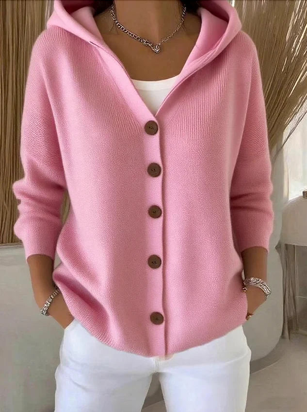 Philomène | Soft cotton hooded cardigan