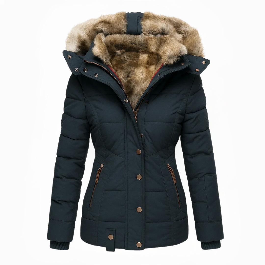 Anna™ | Warm fur-lined winter coat