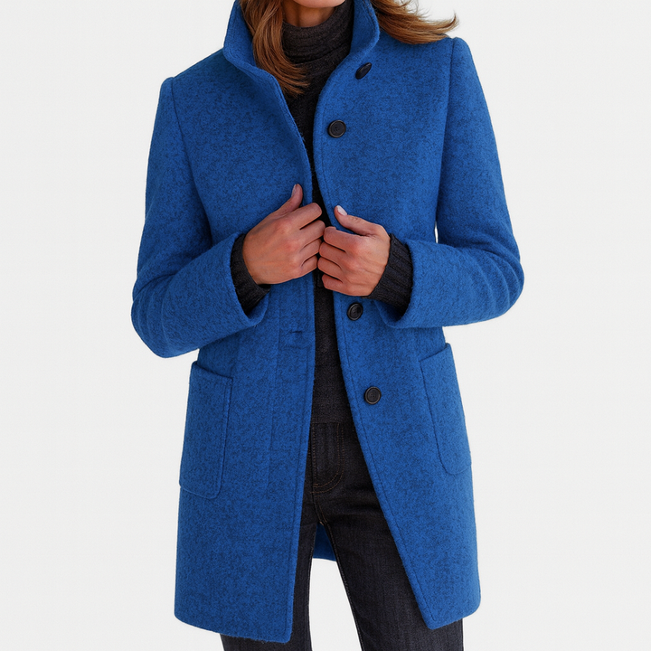 LIDIA | High-collar jacket made of wool blend