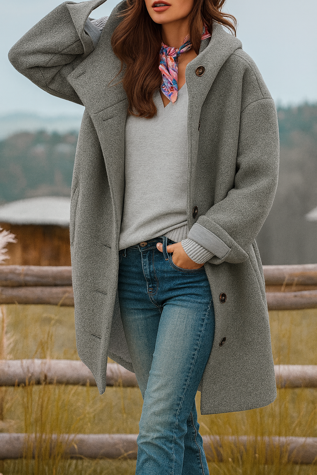 Freja | everyday coat, mid-length and cozy