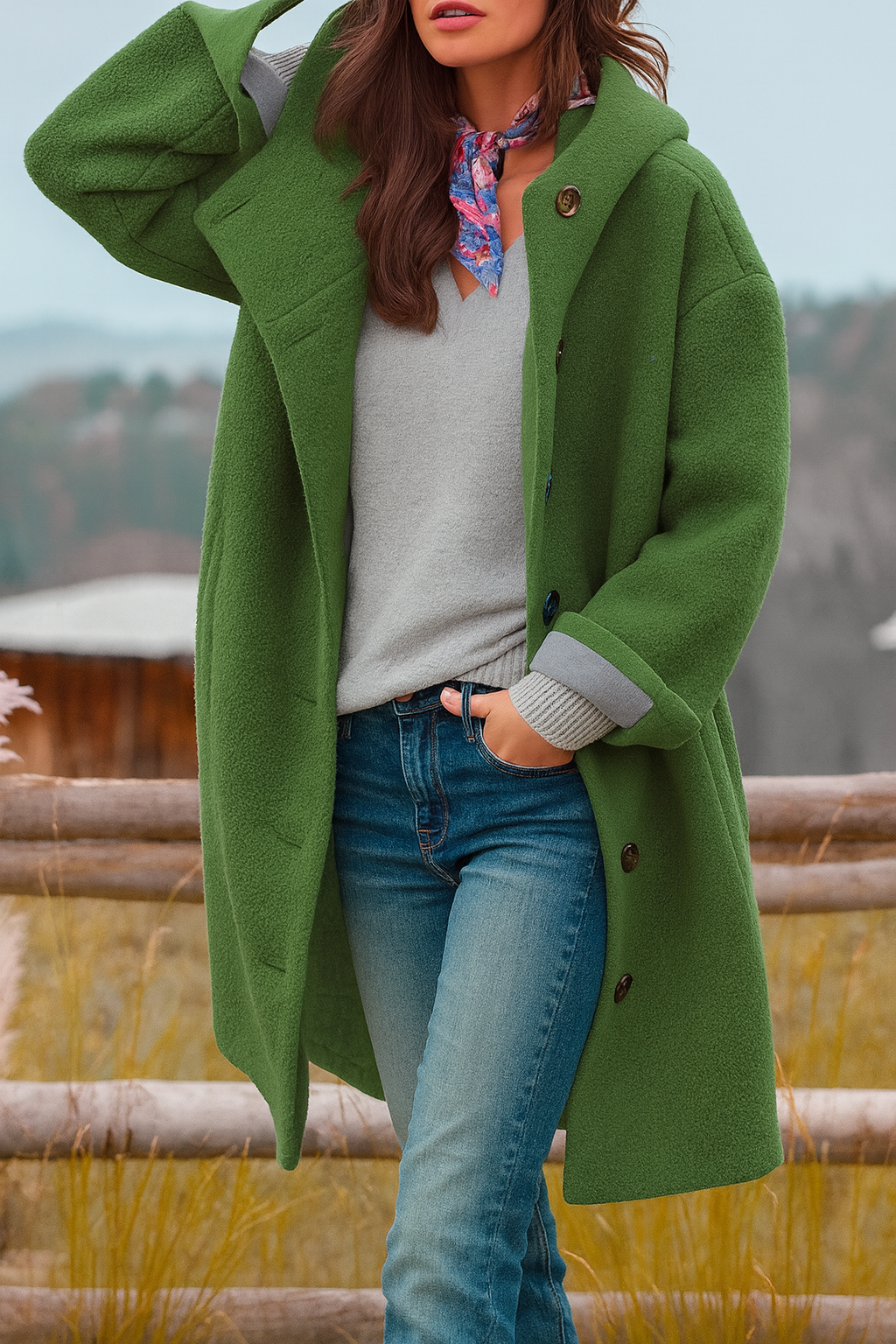 Freja | everyday coat, mid-length and cozy