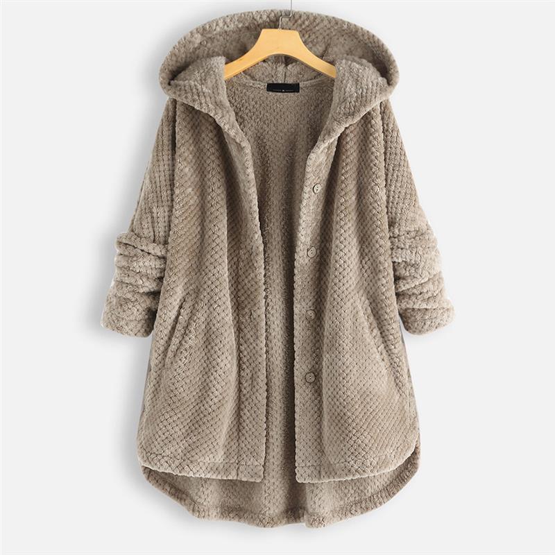 Jesse | Winter Hooded Double-faced Fleece Coat