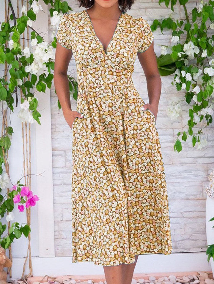 Fyang | Button-Front Midi Dress