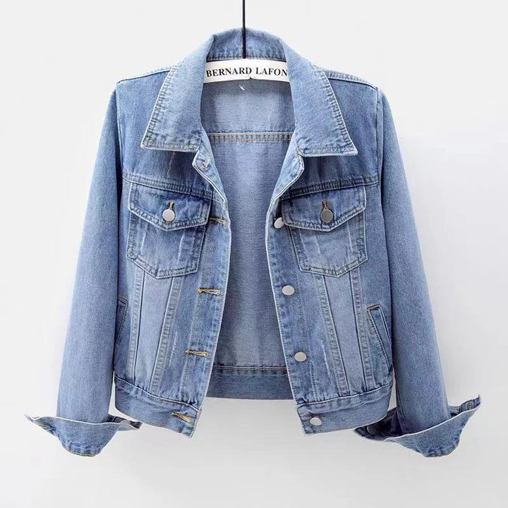 Odelia | Single-Breasted Denim Jacket