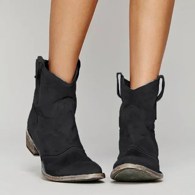 Zinny | Vintage Western Ankle Boots