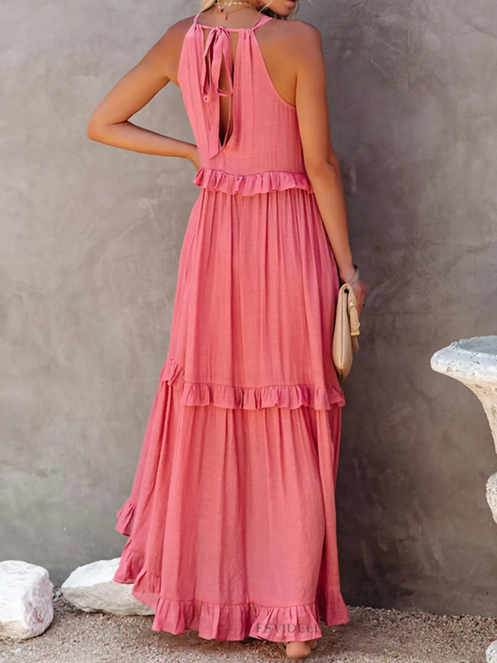 Betania | Ruffle Breeze Maxi Dress