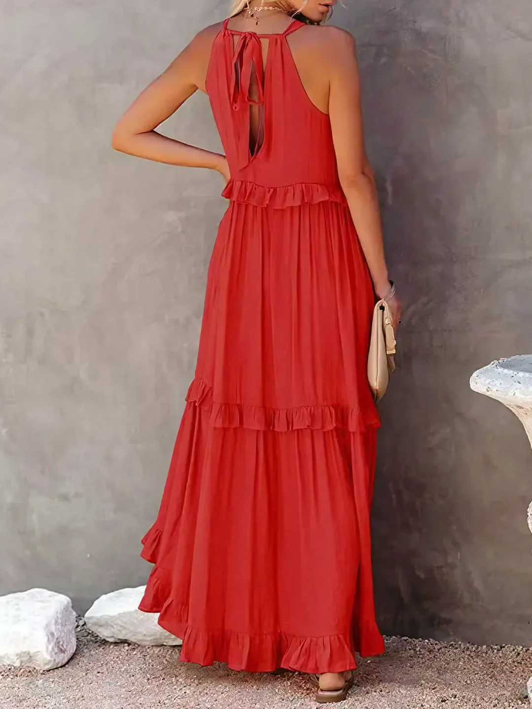 Betania | Ruffle Breeze Maxi Dress